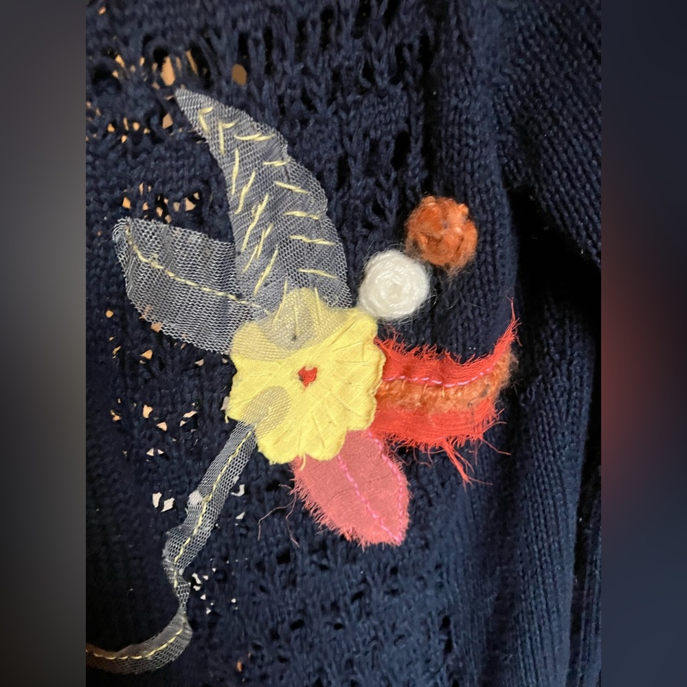 Anthropologie Mona + Mabel Floriography Cardigan XL - Picture 4 of 8